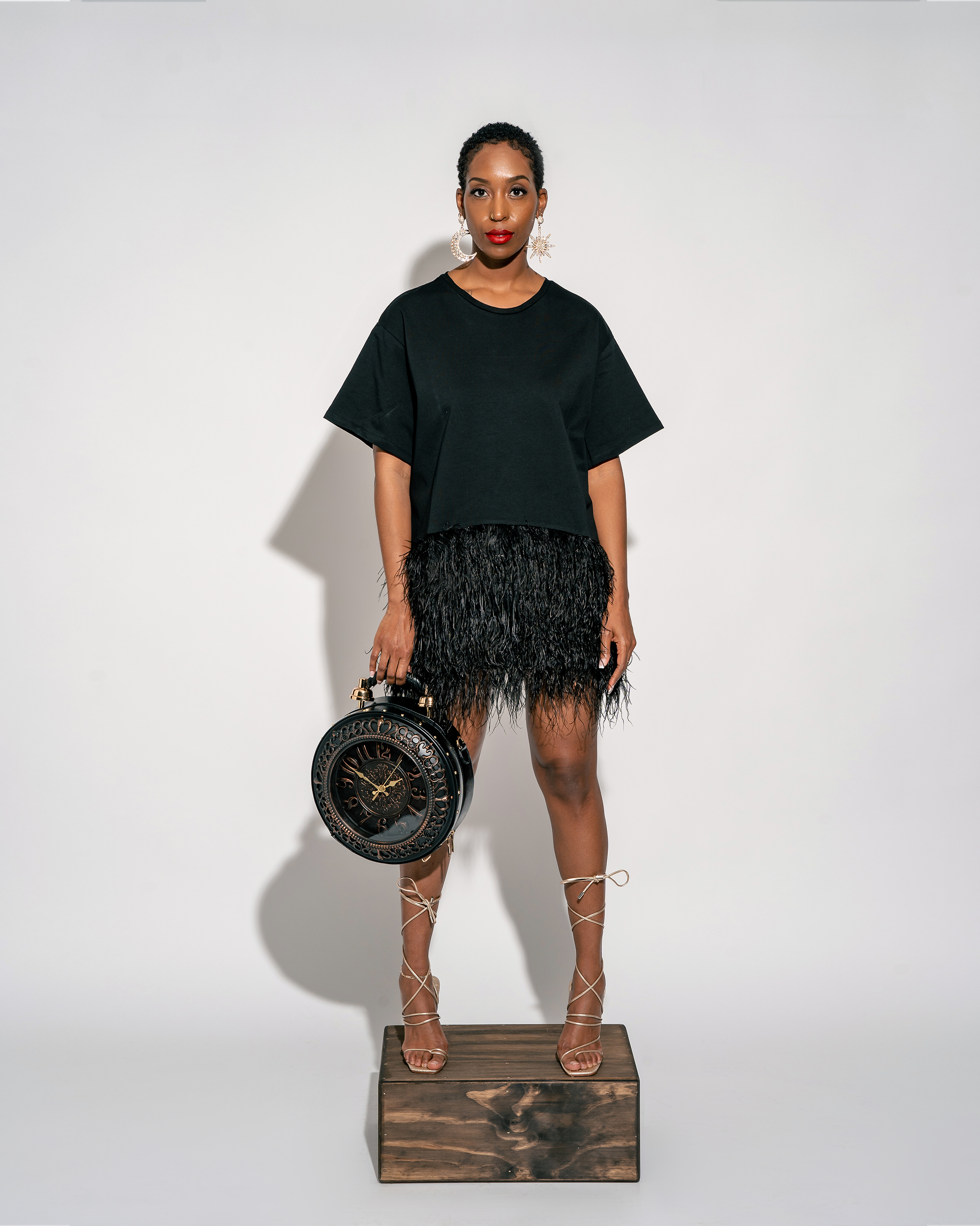 feathered shirt dress Twilight In Istanbul Mini Shirt Dress With Feathers